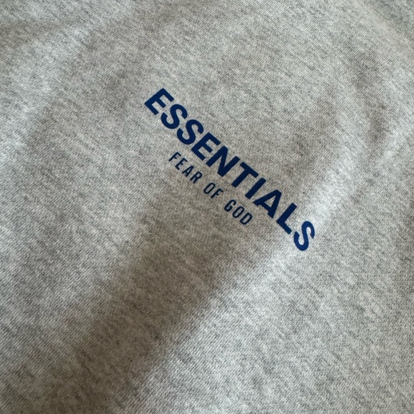 FEAR OF GOD FOG ESSENTIALS x TMC CRENSHAW CREWNECK SWEATSHIRT GREY BLUE NEW XXS - Picture 3 of 9